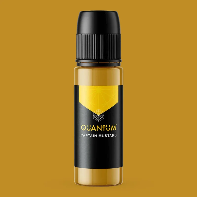 Tinta de tatuaje Quantum Gold Label, amarillo mostaza: Captain Mustard