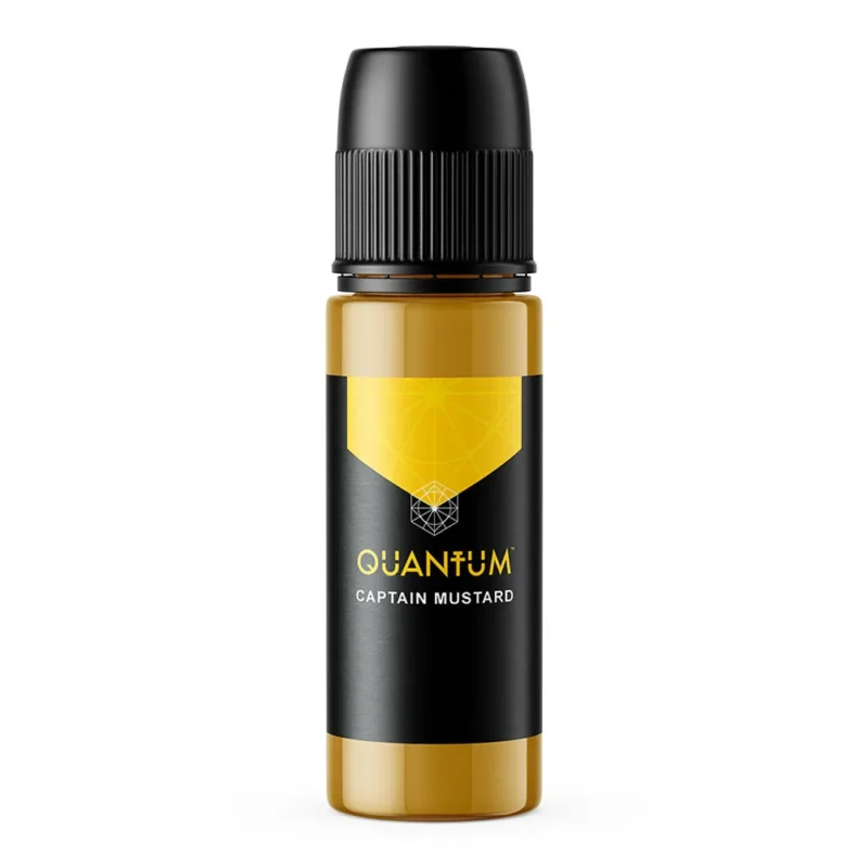 Tinta de tatuaje Quantum Gold Label, amarillo mostaza: Captain Mustard