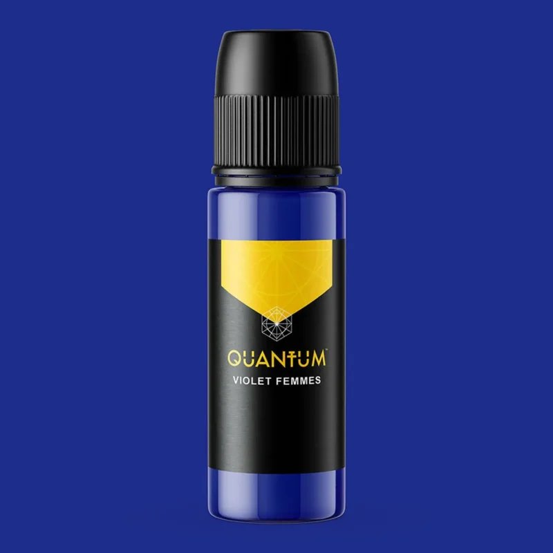 Tinta de tatuaje Quantum Gold Label, azul bígaro: Violet Femmes